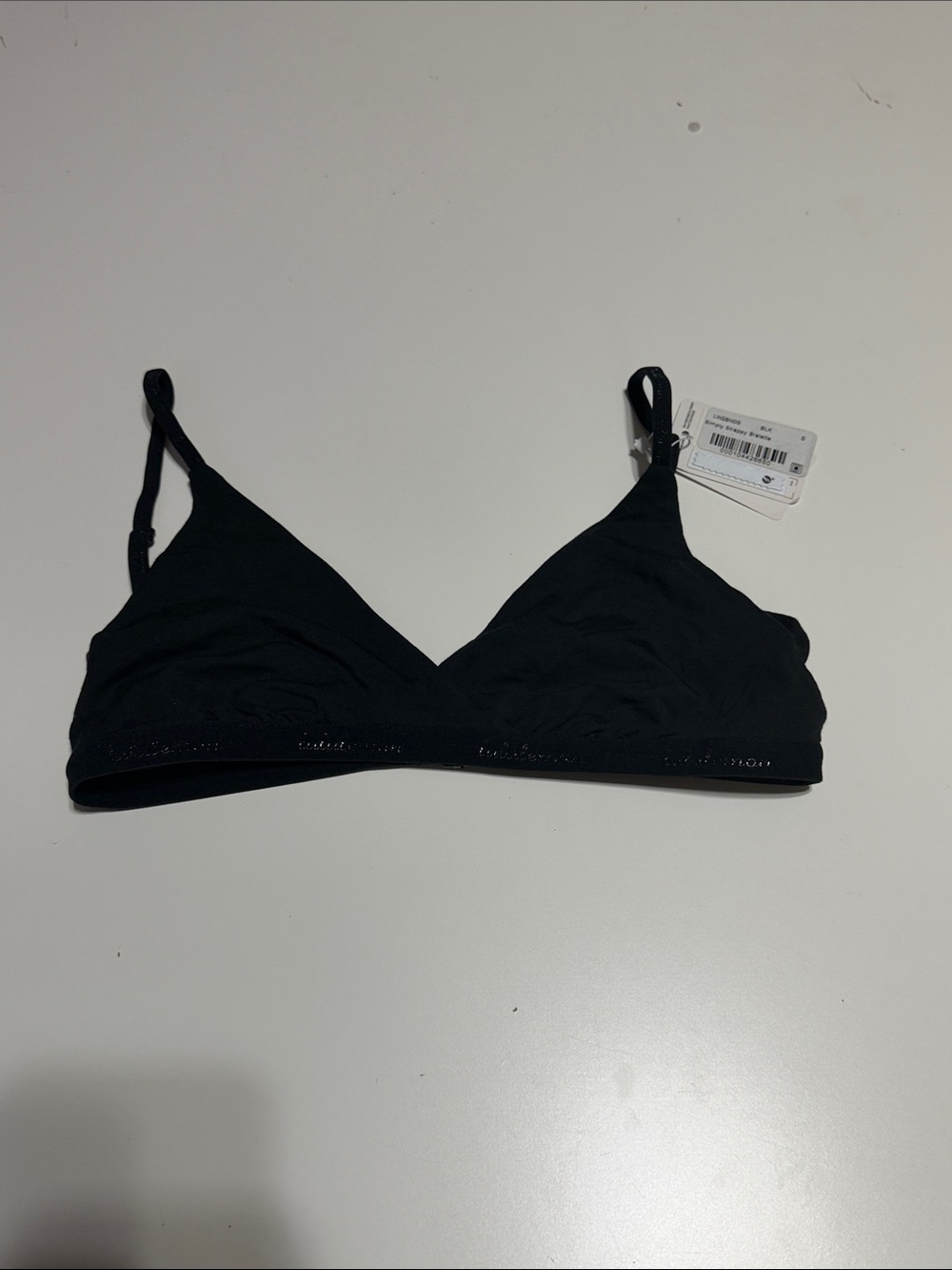 Lululemon Black Wireless Triangle Bralette - Unbranded
